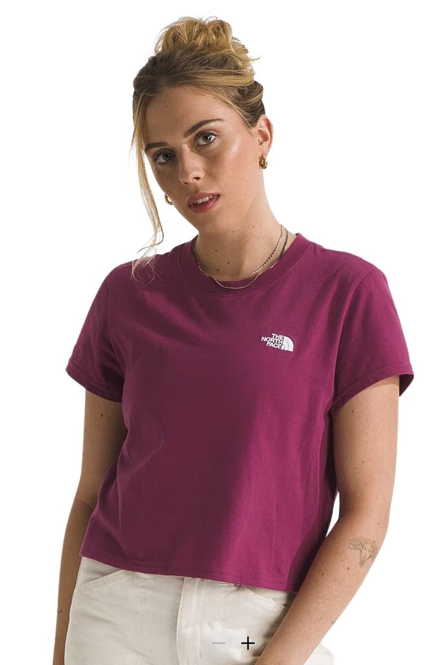 The North Face Women's Evolution Oversized T-Shirt Cyber Berry Purple Tee XXL